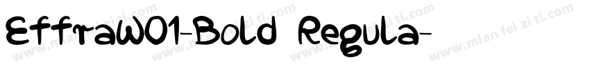 EffraW01-Bold Regula字体转换